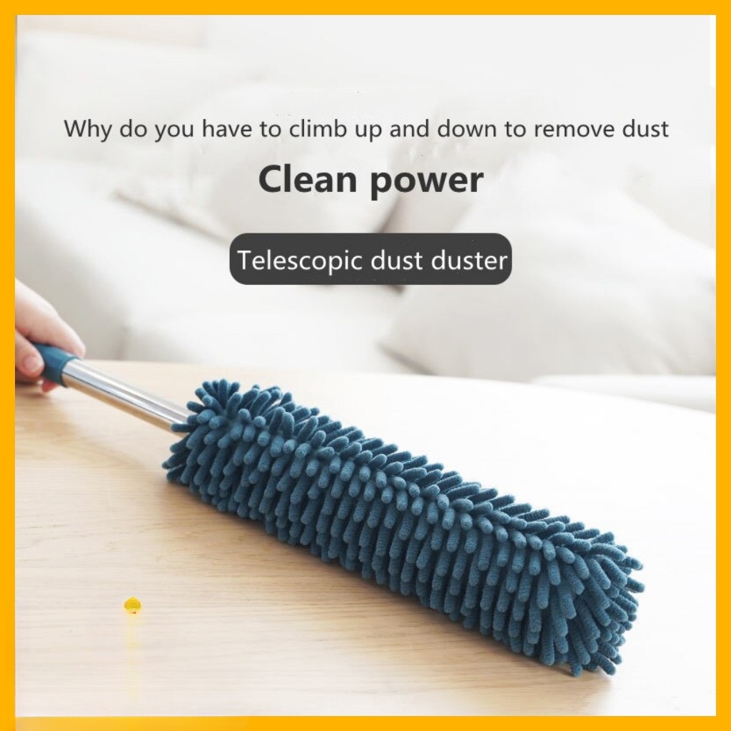 【COD】Telescopic Duster Car With Dust Sweep Anti-Static Cleaning Tools ...