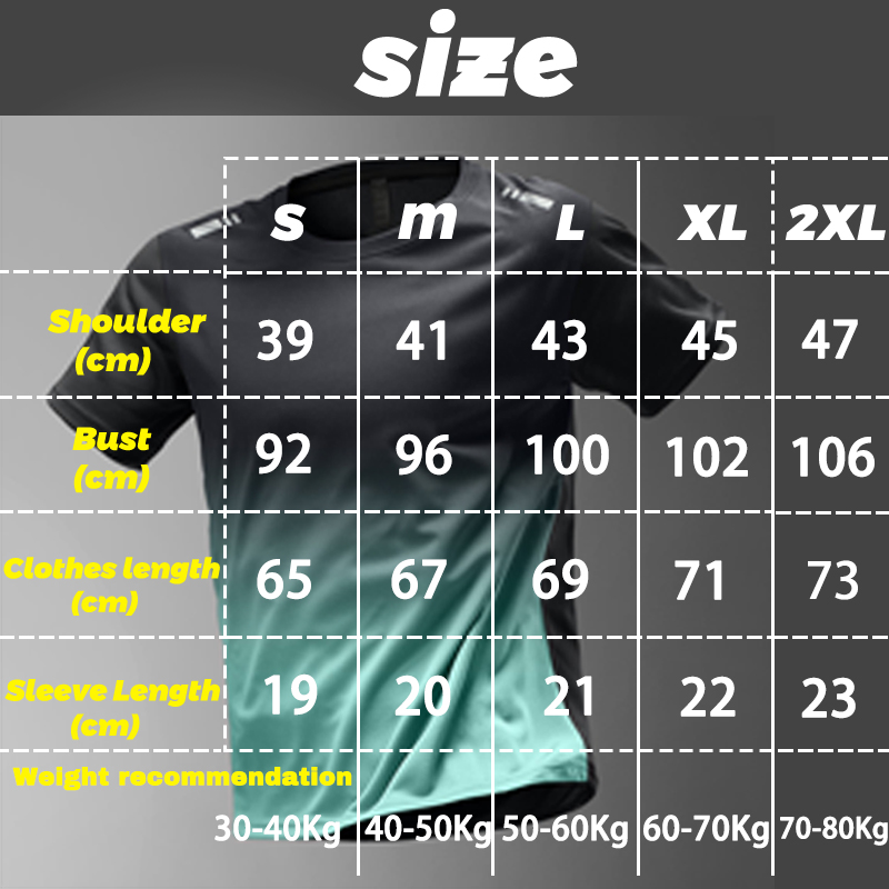Men's Sports Dri-Fit Compression Short Sleeve T-Shirt Elastic ...