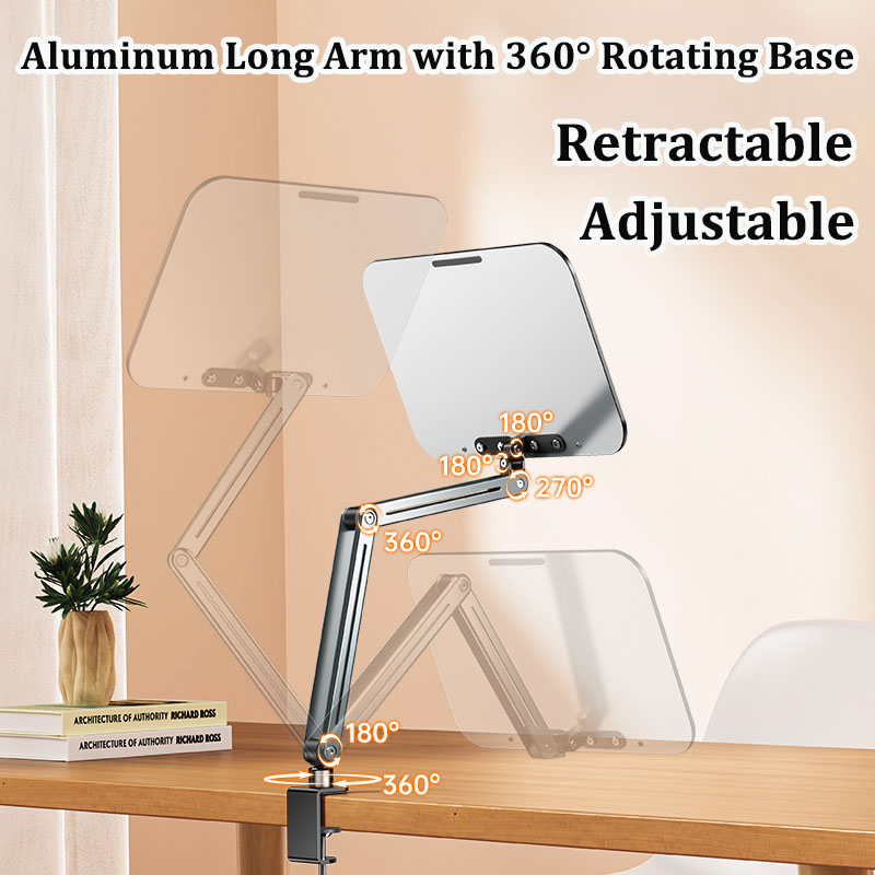 Meewoo Multirole Book Stand for Reading Tablet Stand 360 Rotating Long