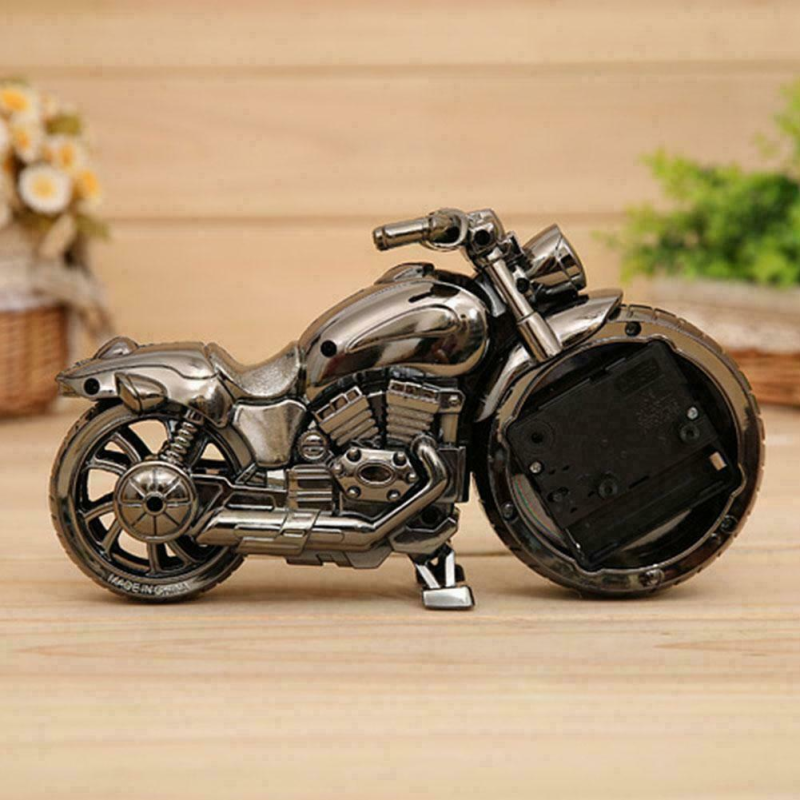 Motorcycle Alarm Clock Home Decorators Desk Clock Student Table Clock ...