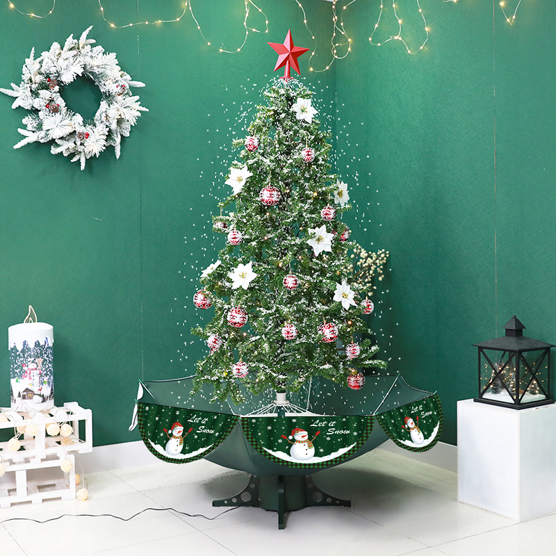 170cm Electric Snowing Christmas Tree Christmas Deer Head Hugger