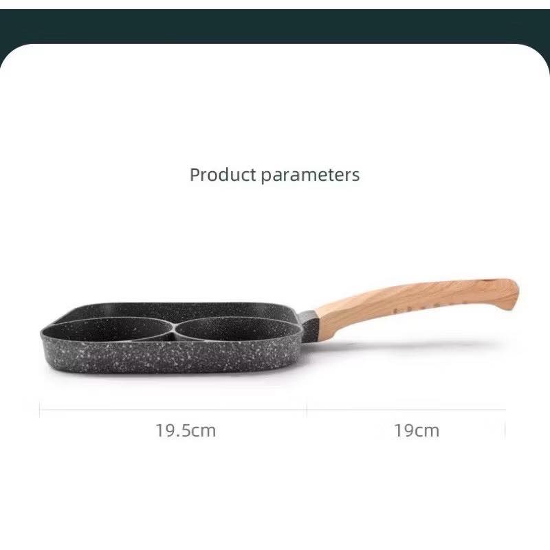 CQW.NO1 Multifunctional Non Stick Egg Steak Frying Pan Omelette