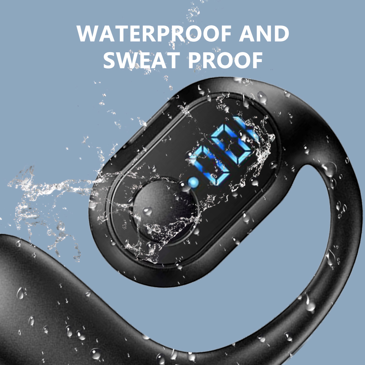 MKEPS KY2 Pro Single Erabuds Ear Clip Earphone Bluetooth Headphones ...