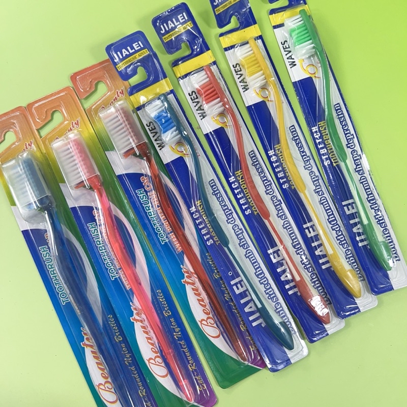 1PCS Adults and Kids Toothbrush Medium Soft Family PElastic Gum Care ...