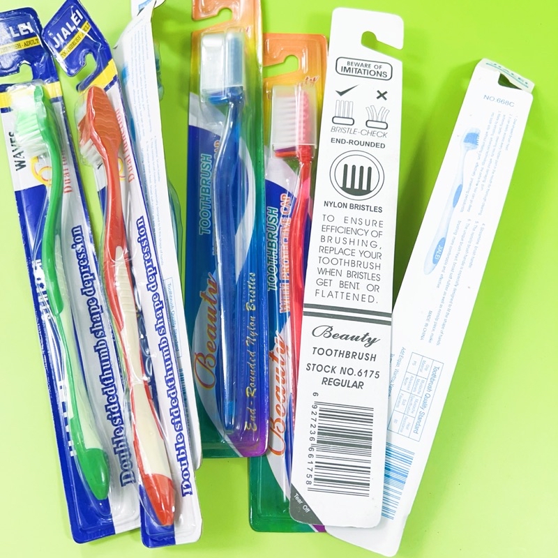 1PCS Adults and Kids Toothbrush Medium Soft Family PElastic Gum Care ...
