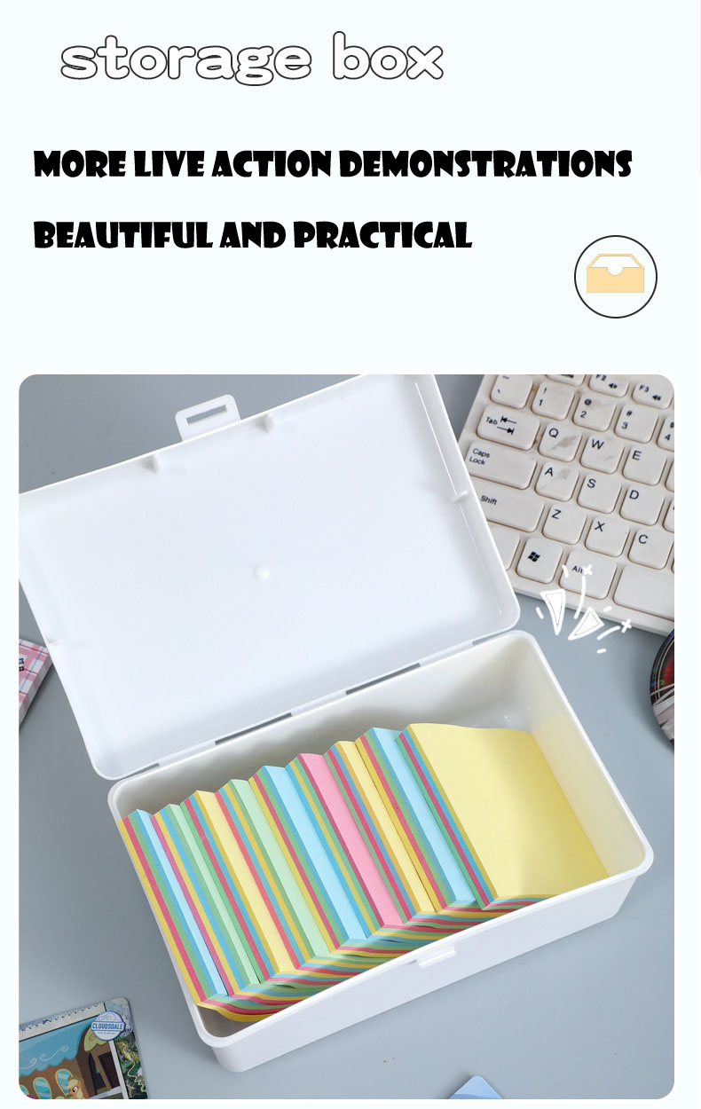 Plastic Empty Storage Box with Lid Dust-proof Organizer Tools Box ...