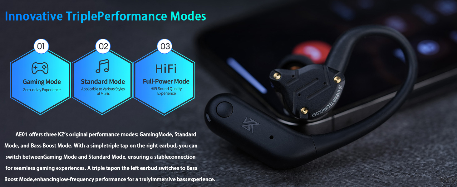 KZ AE01 IEM Bluetooth Adapter,Wireless Bluetooth Earphone Module,Newly ...