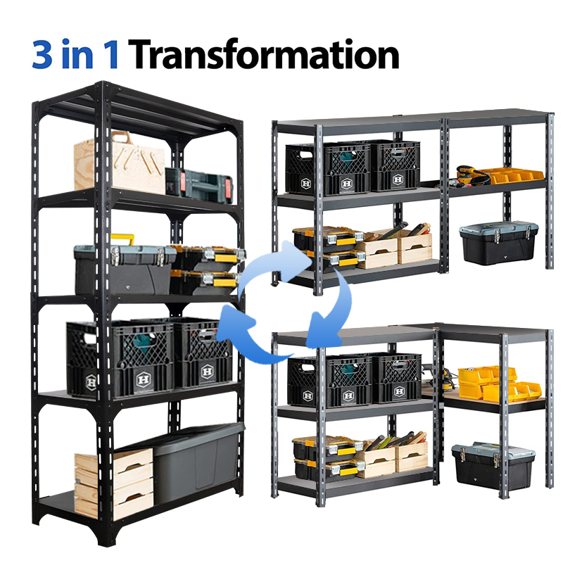 All Metal Heavy Duty Storage Rack 6 Layer Metal Rack Organizer Steel ...