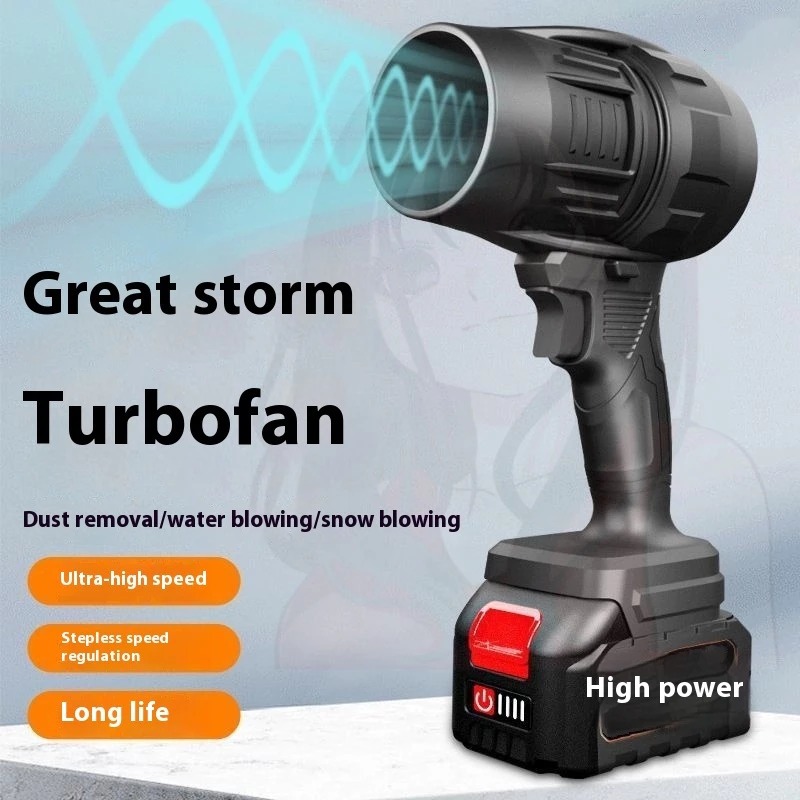 Brushless Electric Air Blower Handheld Cordless Strong Turbo Blower ...
