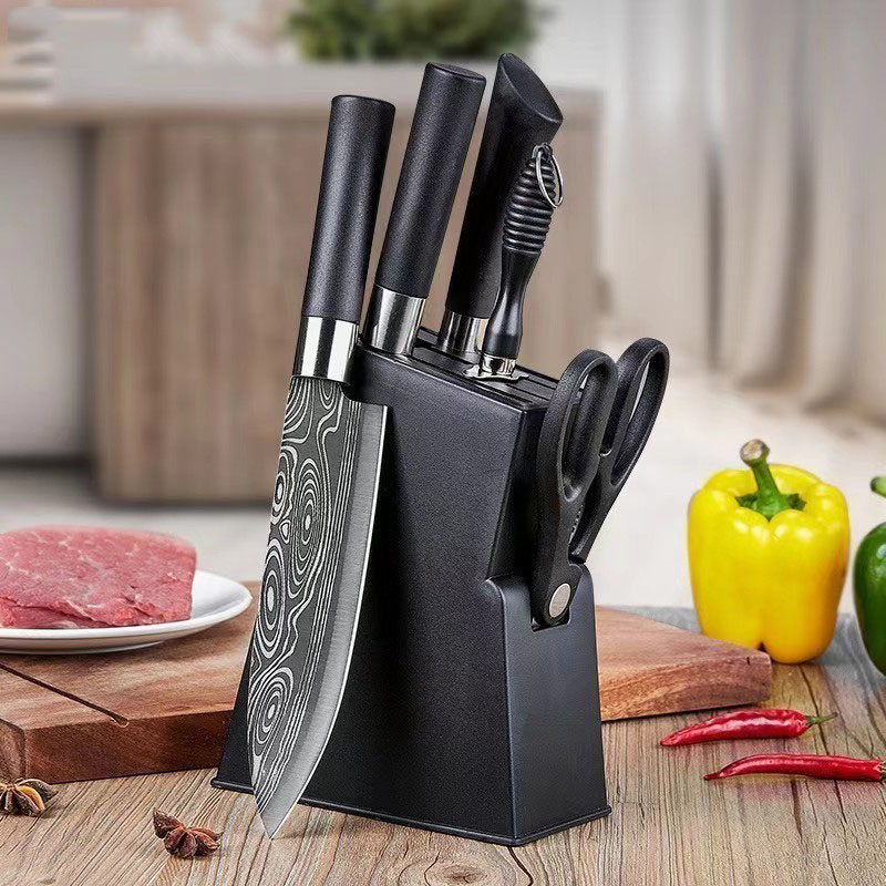 【LEUSE】Stainless steel knife set - chef knife, bread knife, utility ...