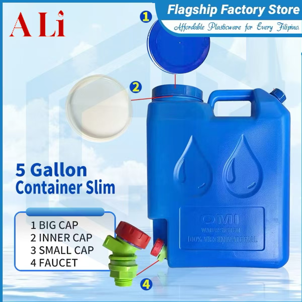 Faucet for Mineral Water Container Water Drain Valve Connector 5 ...