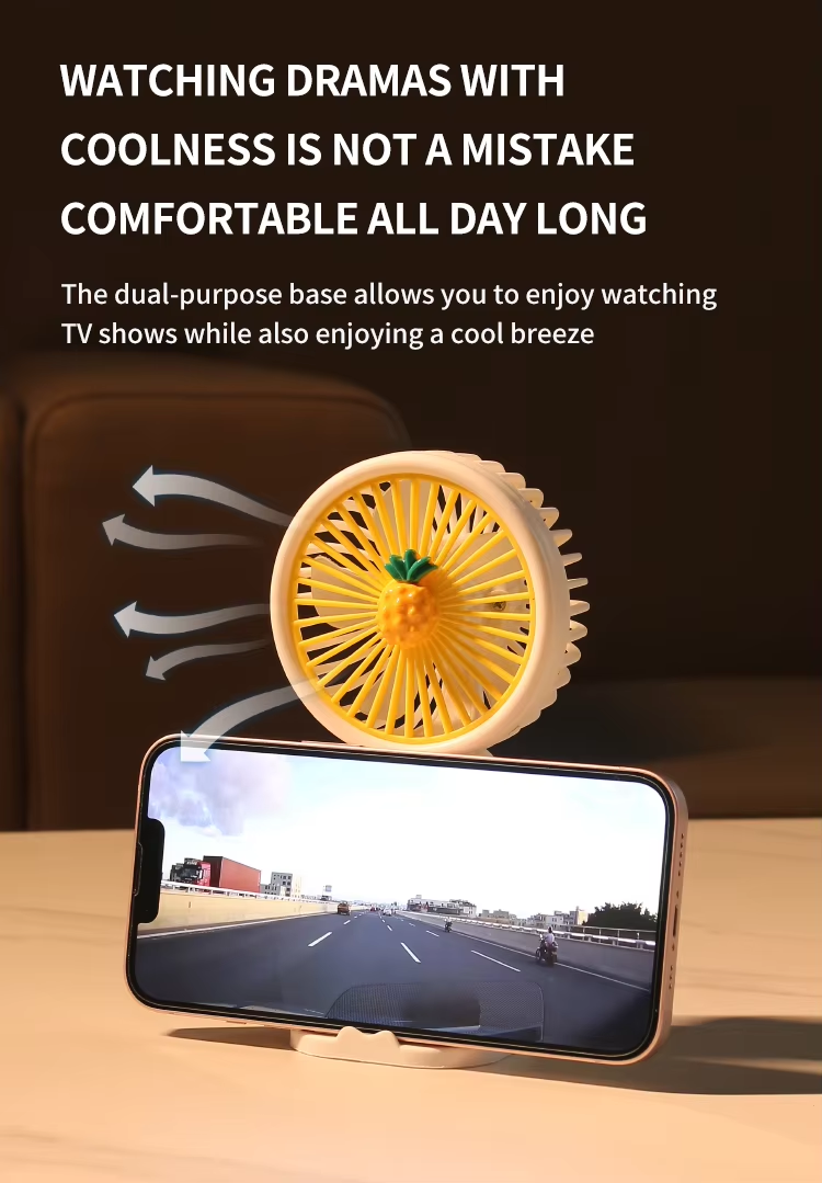 【Gift】Mini Fan Rechargeable Travel Outdoor Fan with powerbank for ...