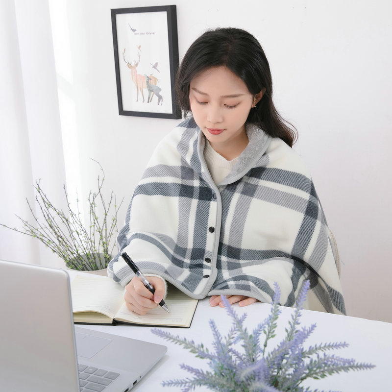 Both Sides Wearable Plaid Plush Coat
