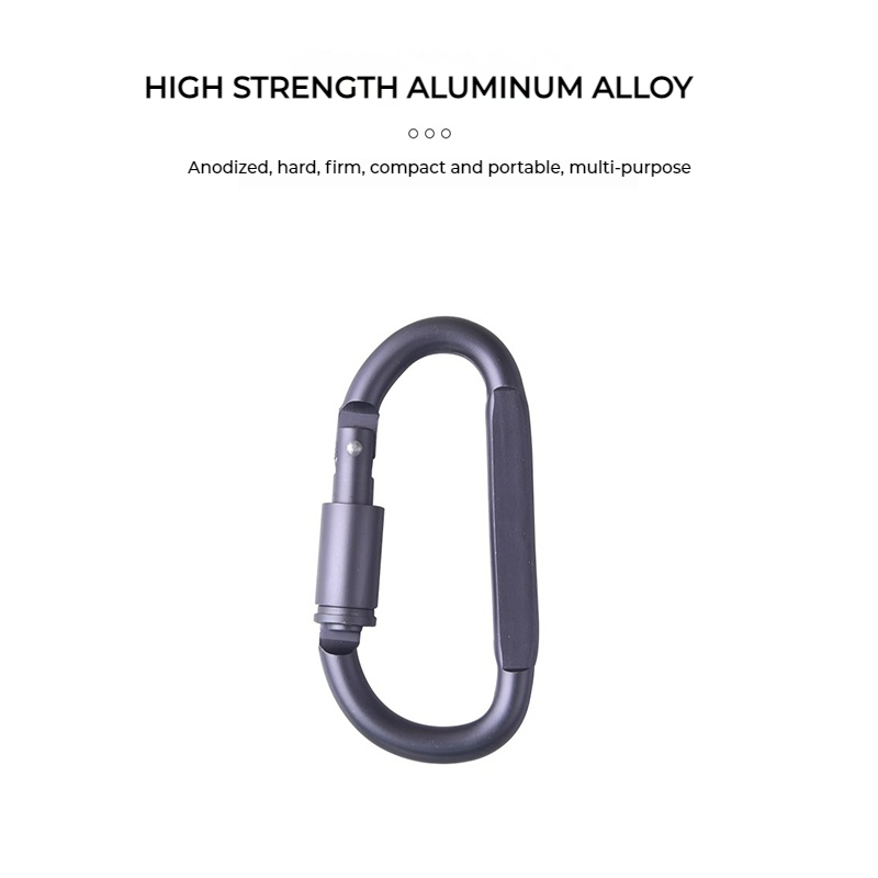 MABUSIYI D-ring Carabiner Clip With Screw Lock, Brunei - View #7