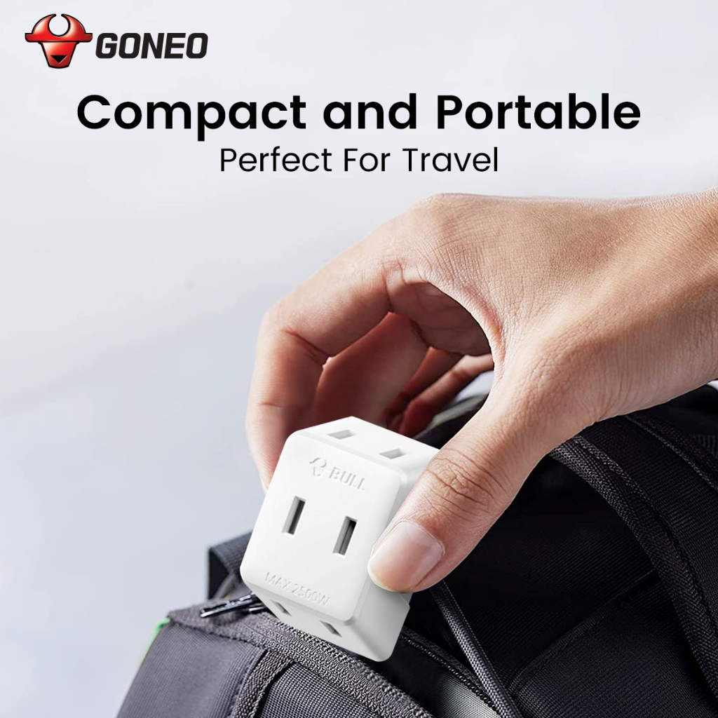 BULL A230 3Gang FLAT PLUG ADAPTER OCTOPUS TRAVEL ADAPTOR | Shopee ...