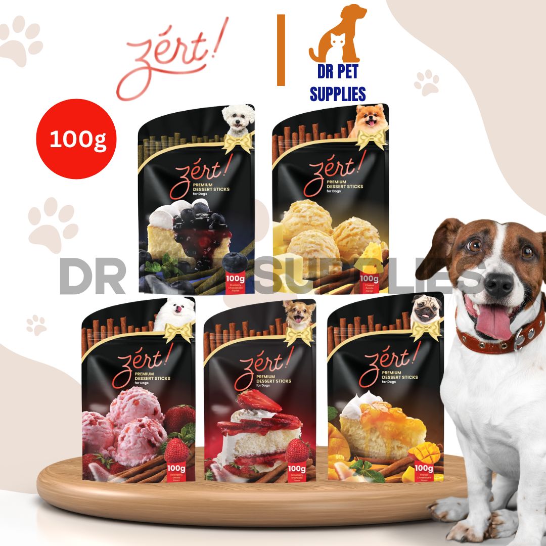 100g Zert Premium Dessert Sticks Dod Food All Stages Adult Puppy Dog ...