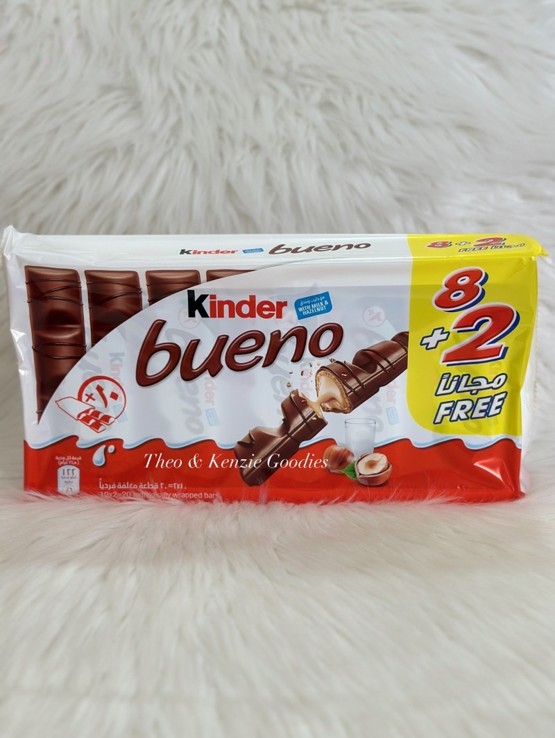 KINDER BUENO CHOCOLATE 10 Bars (430g) Bars (215g)