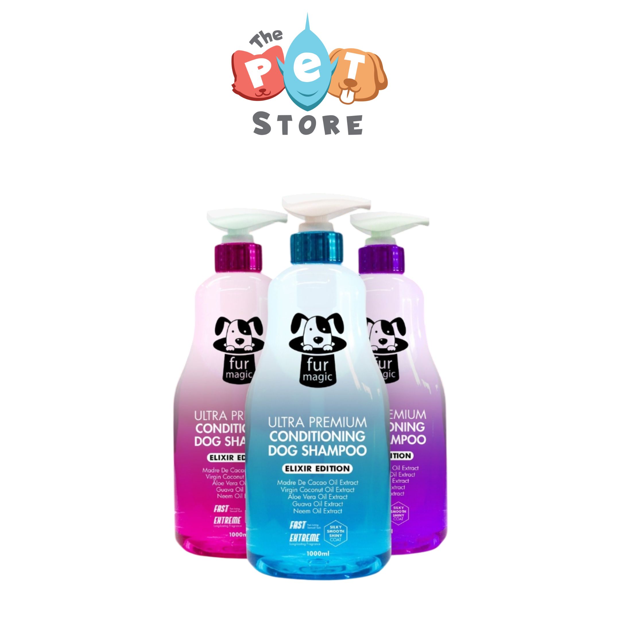 Fur Magic Ultra Premium Conditioning Dog Shampoo 1000ml and 500ml ...