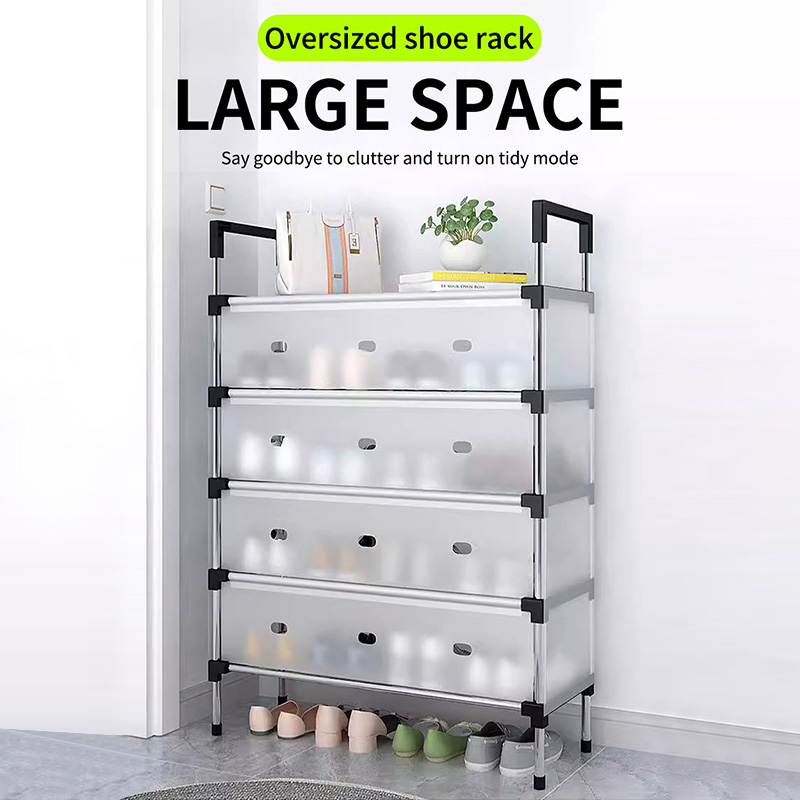 shoe rack organizer cabinet Easy multi-layer assembly dustproof and ...
