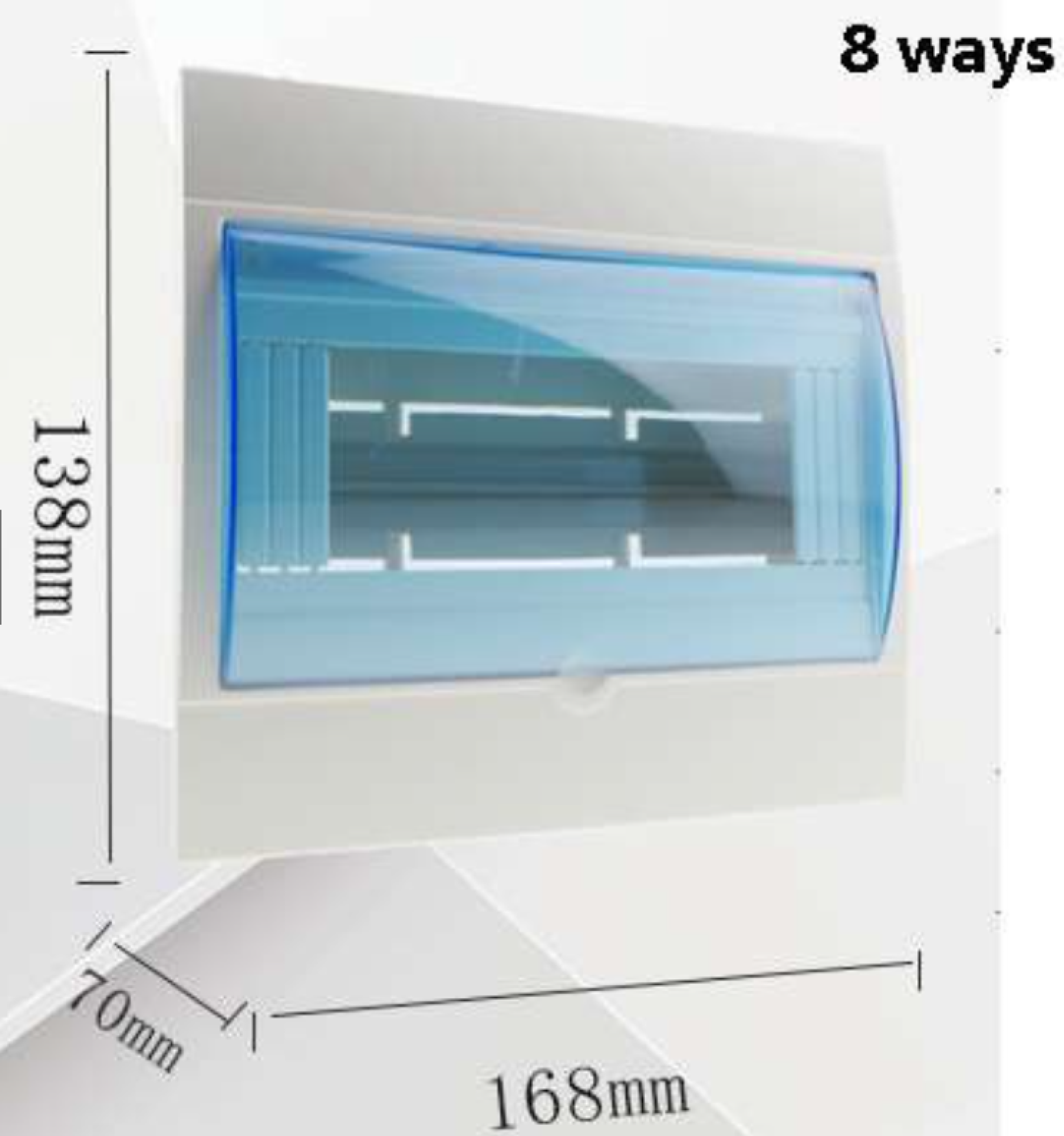 Distribution Box For Miniature Breaker Circuit Breaker Box Plastic ...