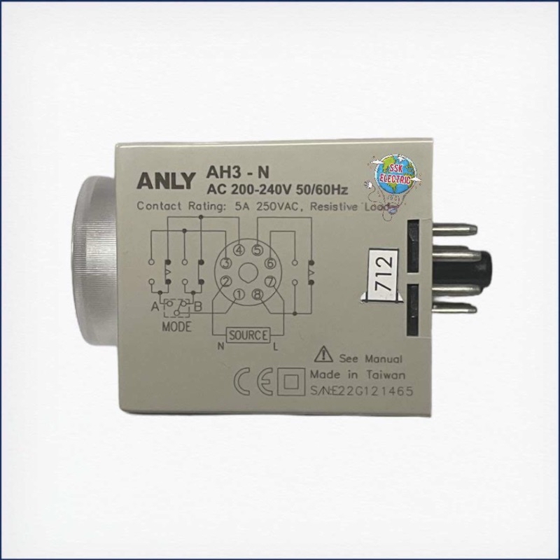 ANLY MULTI-RANGE ANALOG TIMER |AH3-NA | AH3NB | AH3NC | SSK Electrical ...