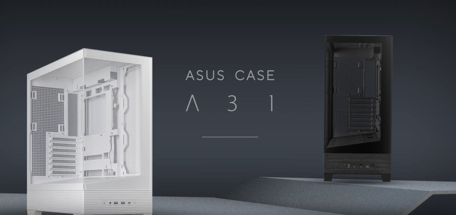 Asus A31 Mid Tower ATX Tempered Glass Desktop PC Case | Shopee Philippines