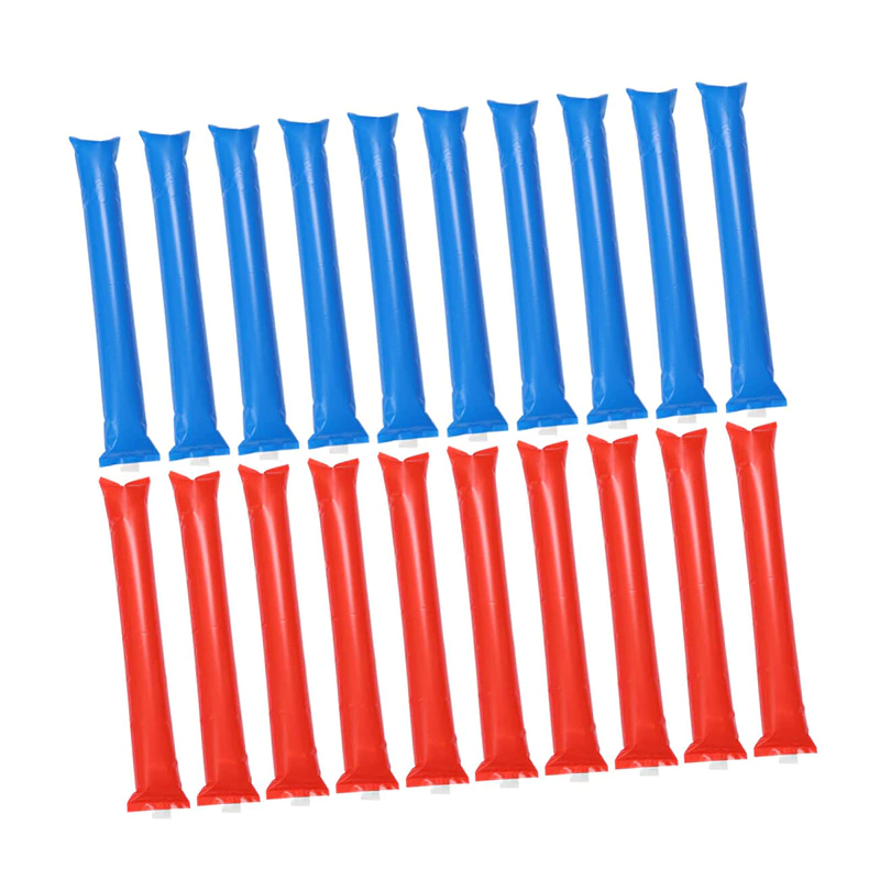 2pcs Balloon Clapper Sports Inflatable Cheer Sticks Events PE Material ...