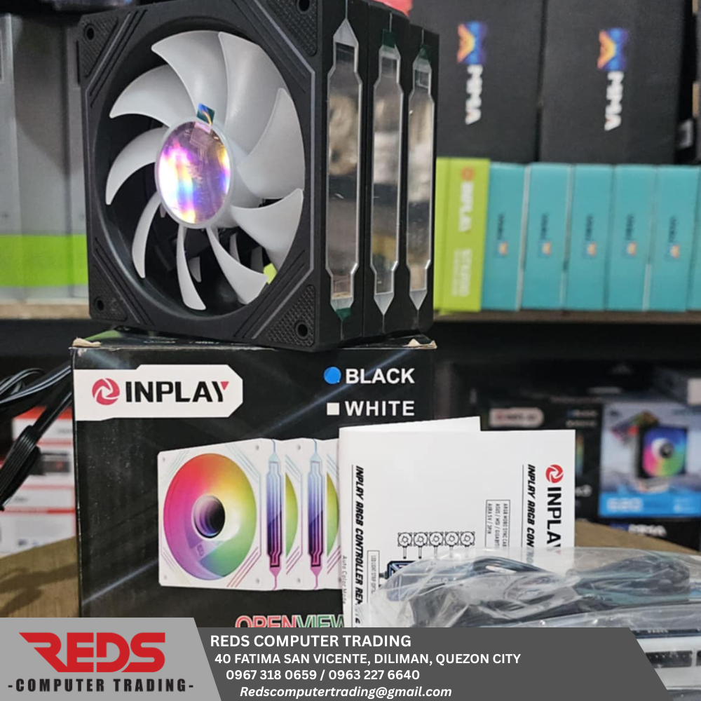 Inplay Openview 3x aRGB Fans(BLACK) | Shopee Philippines