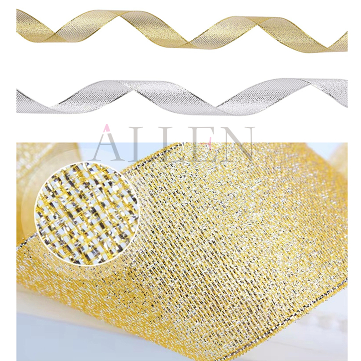 1cm Glitter Ribbon For Wedding,Flowers,Baking,Gift Wrapping,Christmas ...