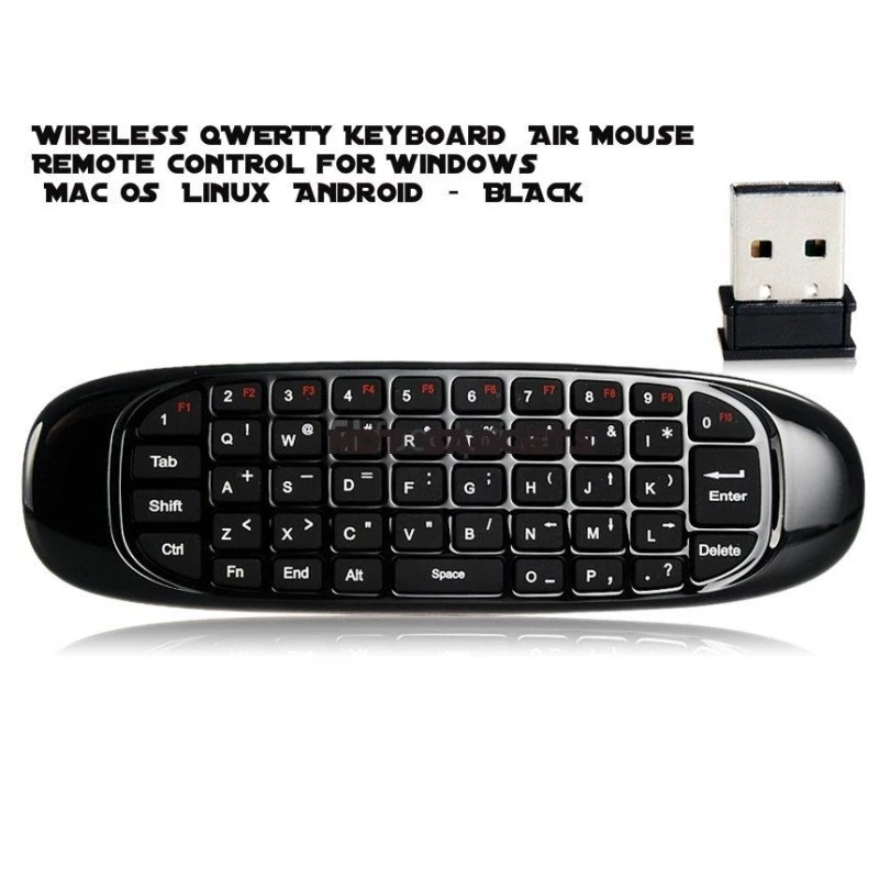 Portable Air Mouse With Keyboard wireless transmission USB 2.4Ghz ...