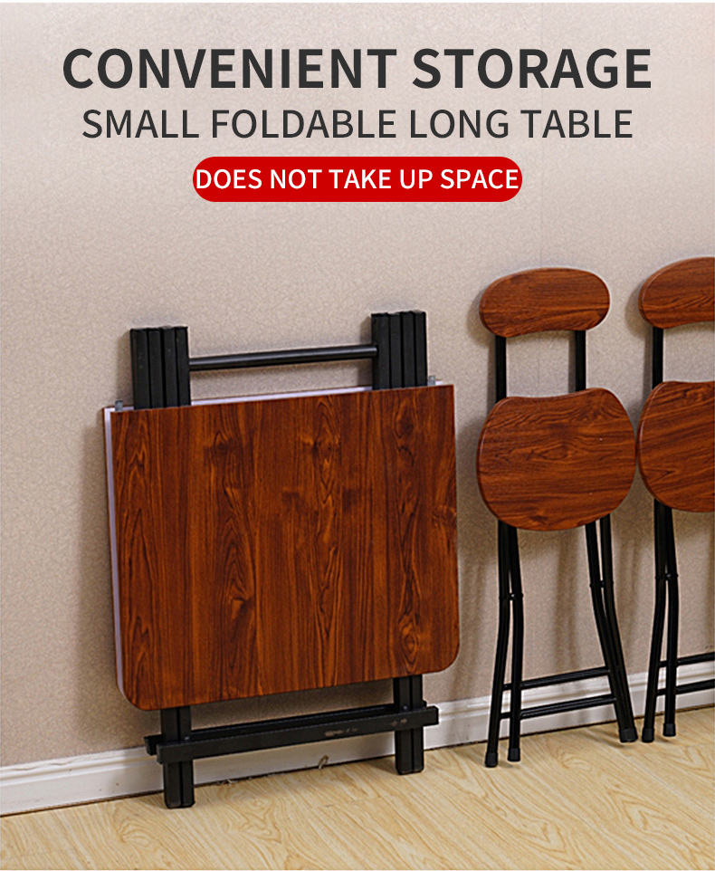 Folding Table Portable Fashion Household Table Save Space Study ...