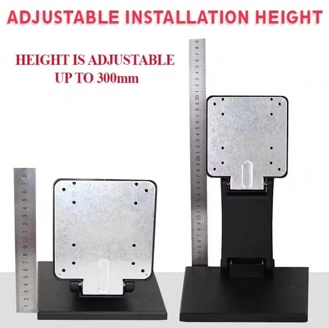 13-27 inch universal computer base monitor stand foldable lift ...