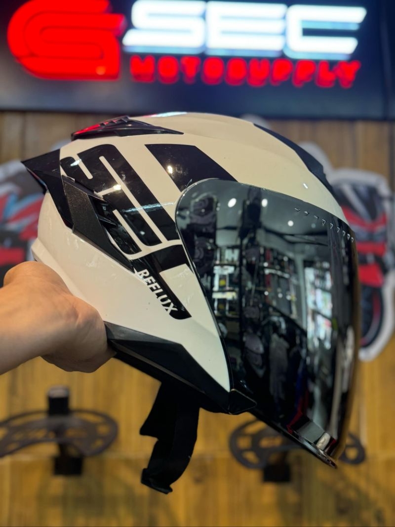 SEC FOCUS HALF FACE FACE DUAL VISOR | Shopee Philippines
