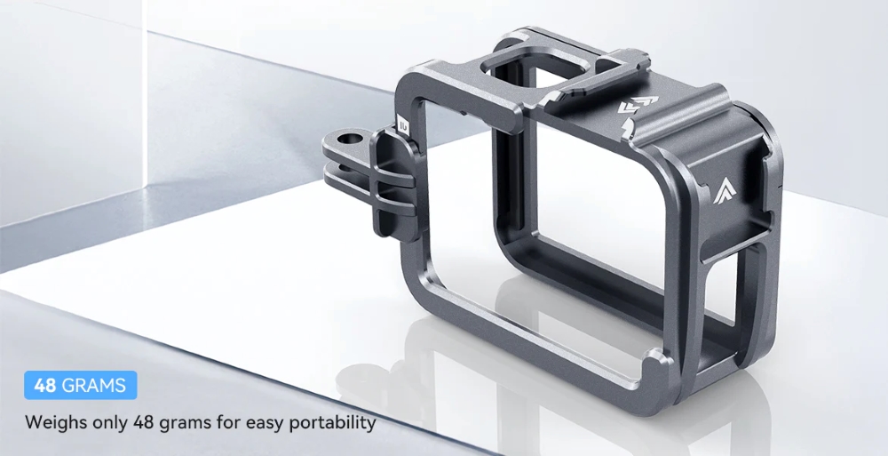 TELESIN Aluminum Vertical Full Cage Rabbit Frame GoPro Hero 13, 12, 11 ...