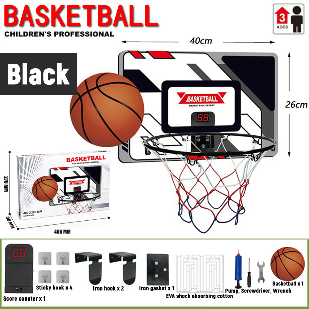 Indoor Basketball Hoop Basketball Ring For Kids With Score Counter Can ...