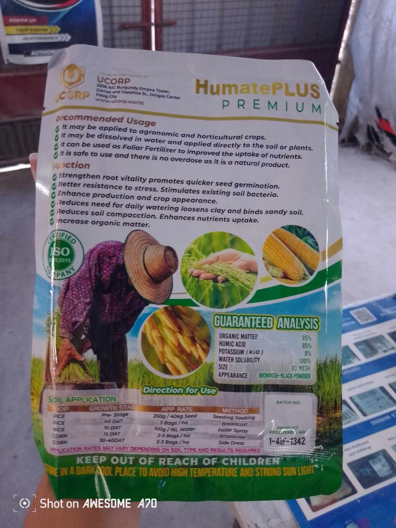 HUMATE PLUS PREMIUM by UCorp (The New Fulvic Plus Premium) | Humic Plus ...