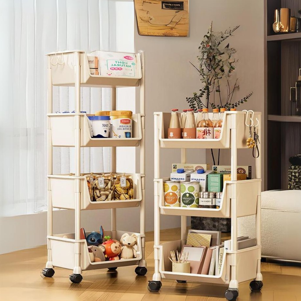 Organizer Rack Trolley Cart Organizer book shelf Toy Organizer Kitchen ...