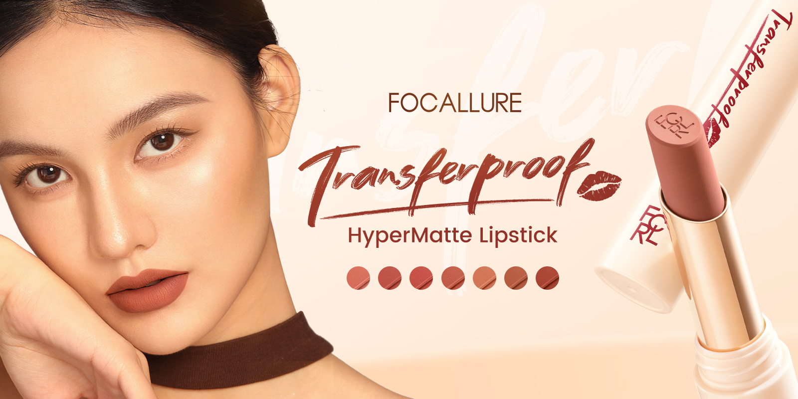 FOCALLURE Matte Lip Tint Lipstick Transferproof Hero 16H Long-lasting ...