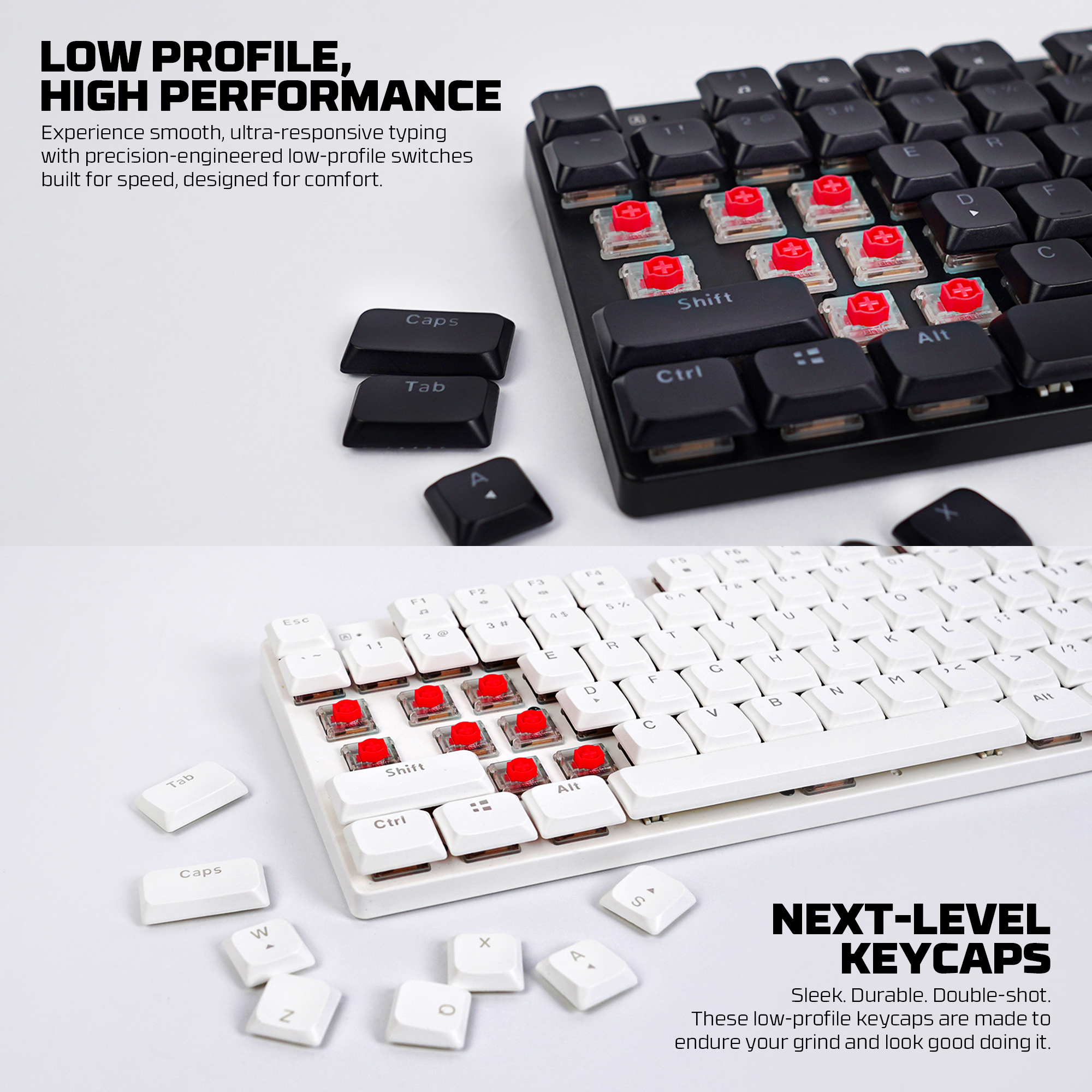 Fantech ATOM AIR61 MK311 Low-Profile Mechanical Gaming Keyboard Ultra ...