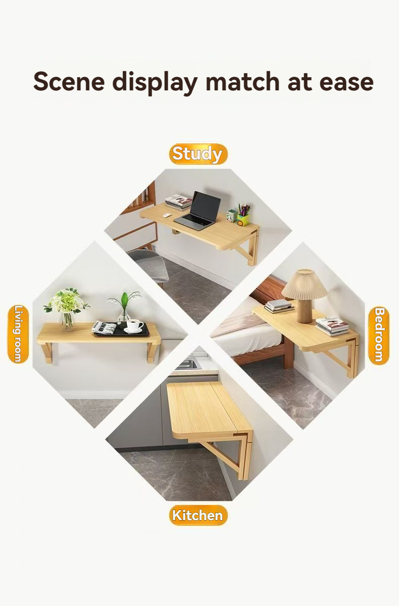 Foldable Laptop Desk Space Saver Foldable Hanging Table | Shopee ...