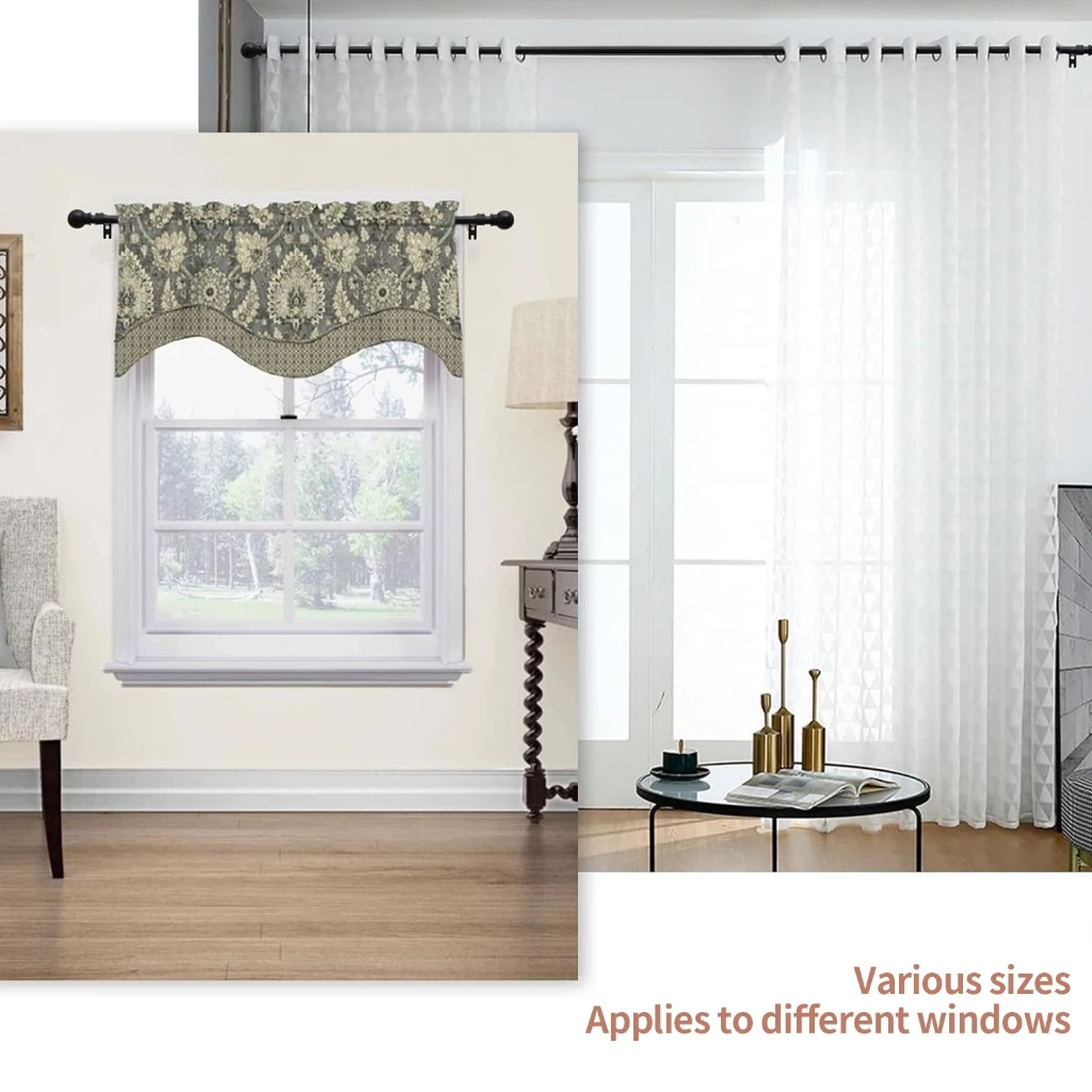 18-144 inch Curtain rod Extendable Adjustable Modern Curtain Rod Shower ...