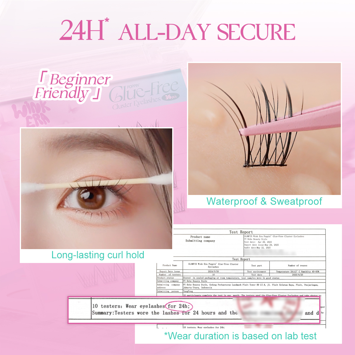 BEST SELLER | GLAMFIX Wink Era Poppin' Glue-Free Lash Clusters ...