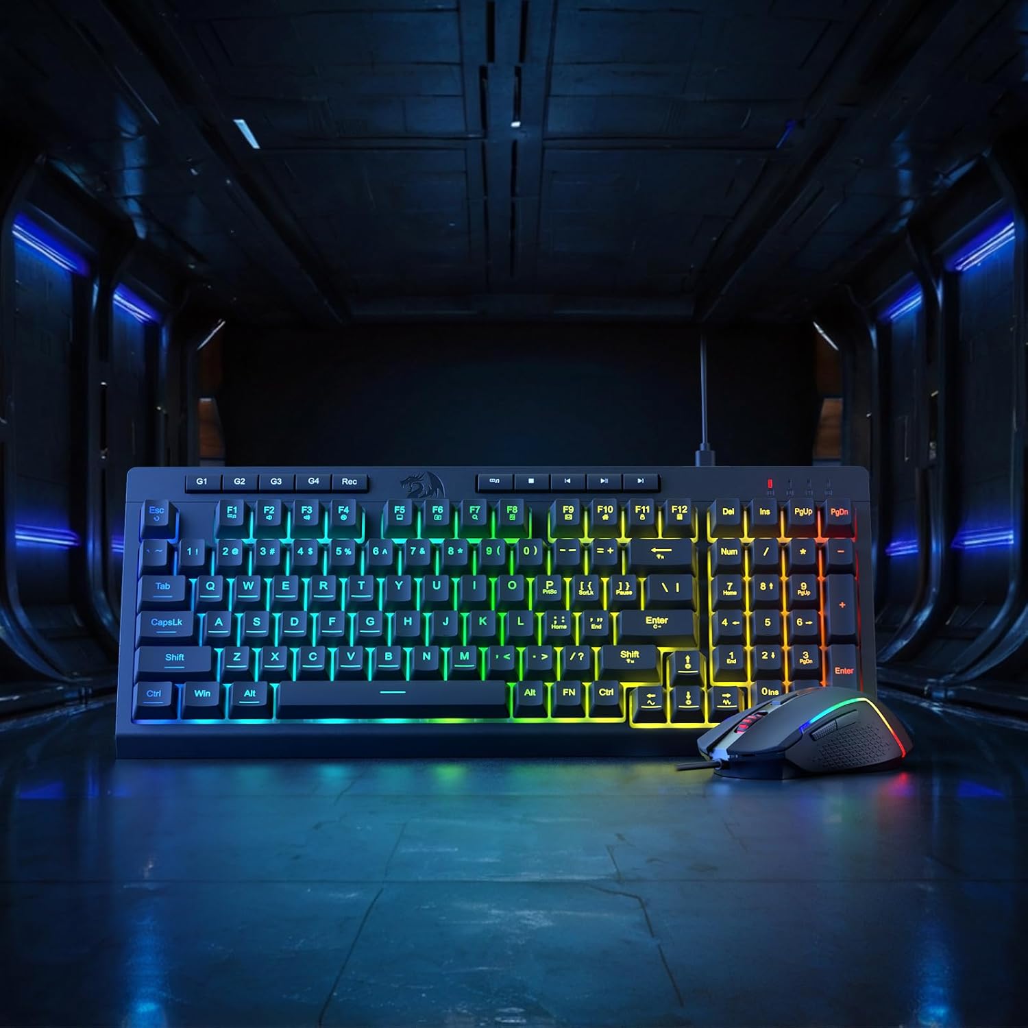 Redragon S141 RYLO Combo Wired Gaming Keyboard & Mouse bundle | Shopee ...