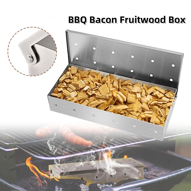 BBQ Smoker Box BBQ Tools BBQ Smoke Generator Smoker Boxes | Shopee ...