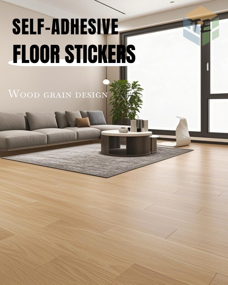 50PCS Vinyl Tile Floor Sticker 91*15CM Waterproof Self Adhesive ...