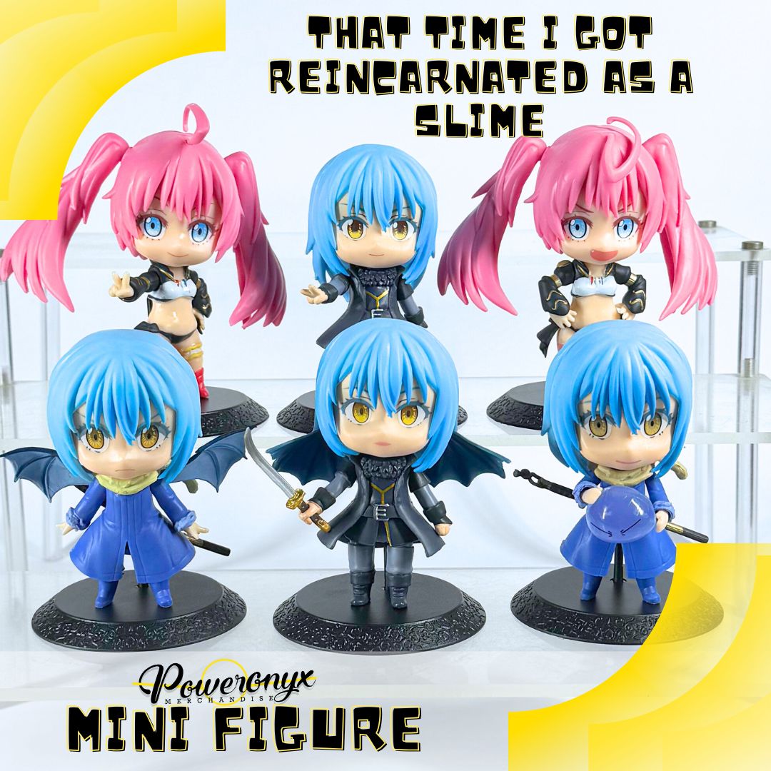Epitome Set 4 Statuette Anime: Rimuru Tempest E Milim Nava, Modelli PVC Da 10 Cm Per Collezione E Decorazione Tavolo