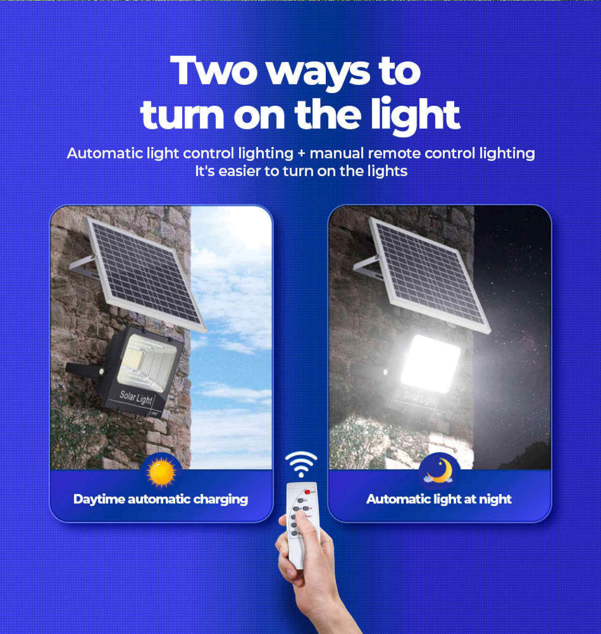 200000W BUY1TAKE1 Solar Light outdoor Waterproof IP67 LED Solar Flood ...