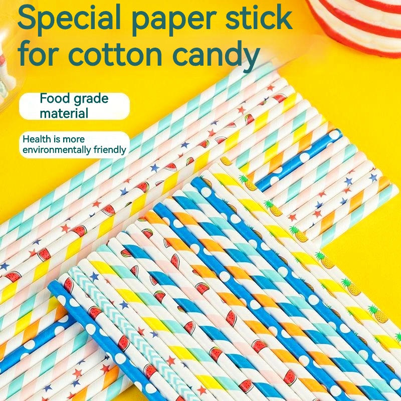 35cm cotton candy machine special paper stick disposable paper stick ...