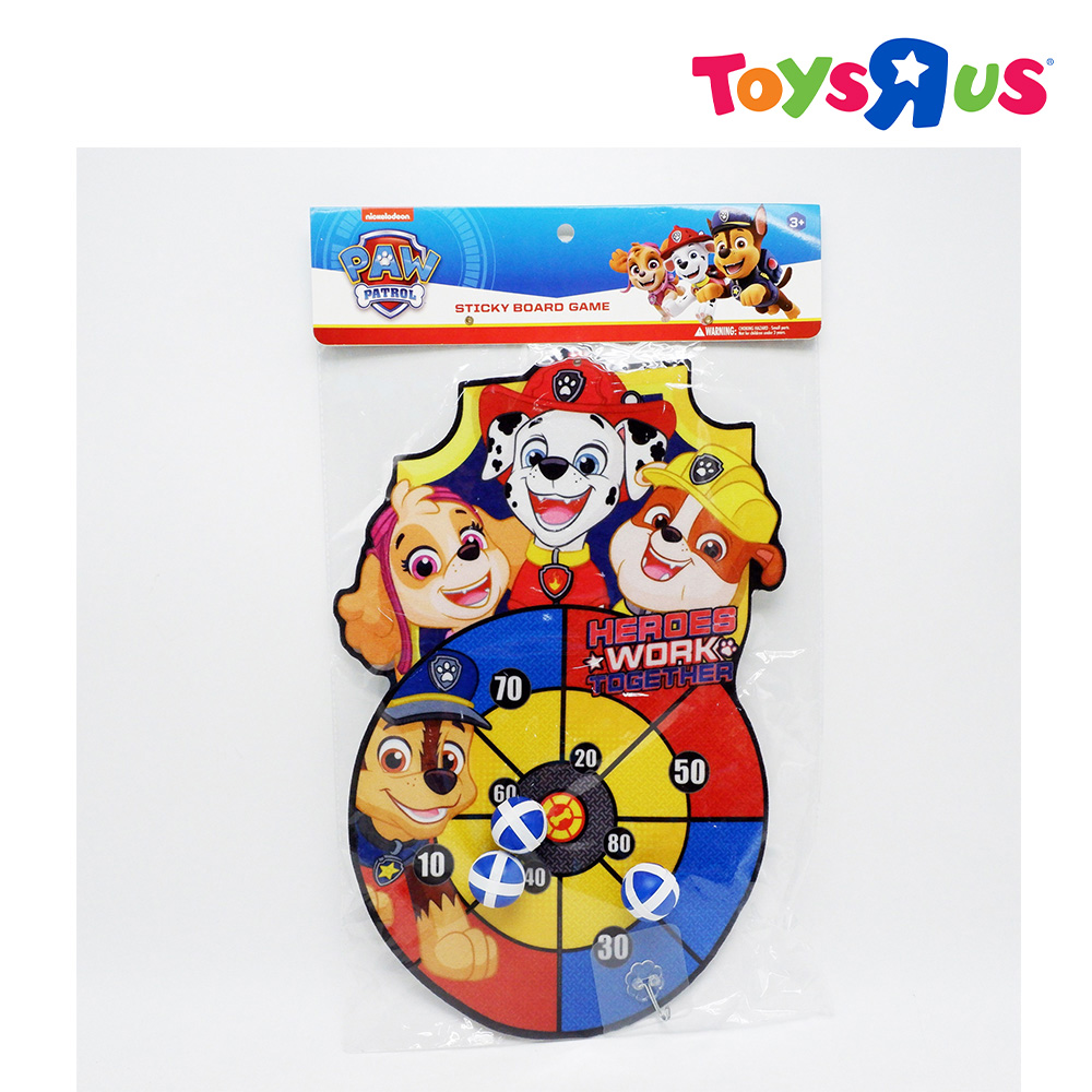 Paw Patrol Velcro Target Sticky Board Game Shopee Philippines