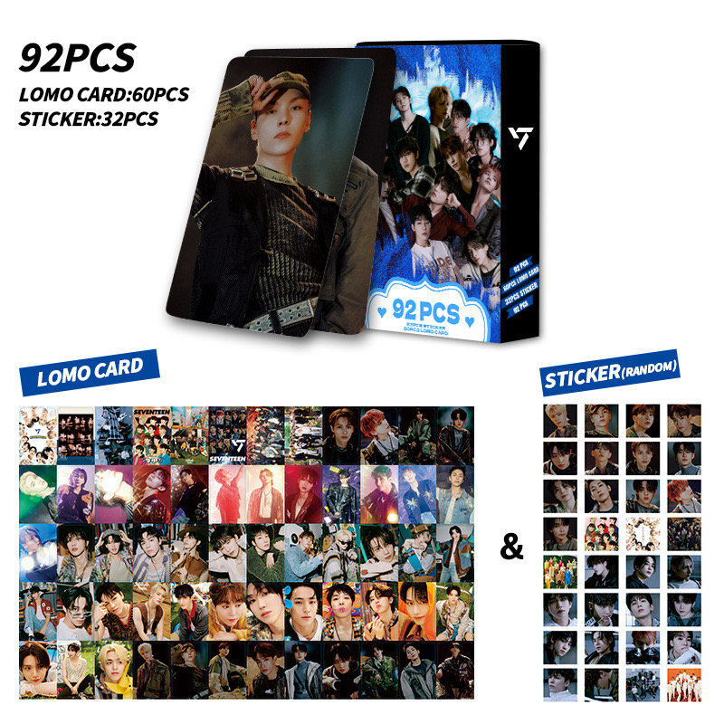 55 Cartes Photo Seventeen - Format 5,5 X 8,5 Cm - Pour Collection Ou Décoration - Idéal Pour Fans De K-pop